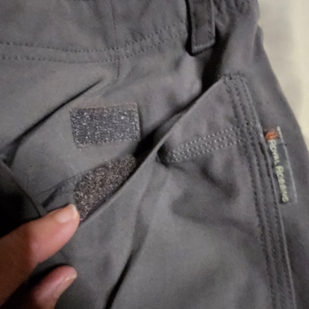 Royal Robbins Men's Gray/Green Nylon Hiking Work Pants Size 32x32 E12 - Picture 5 of 7